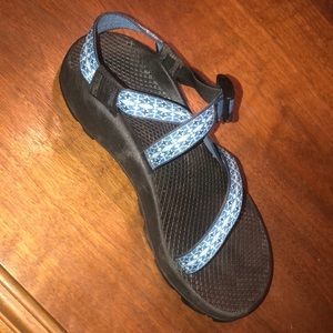 Blue chacos